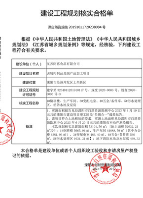 江蘇阿惠食品 匠心規劃，打造高標準鹵制肉制品及副產品加工項目